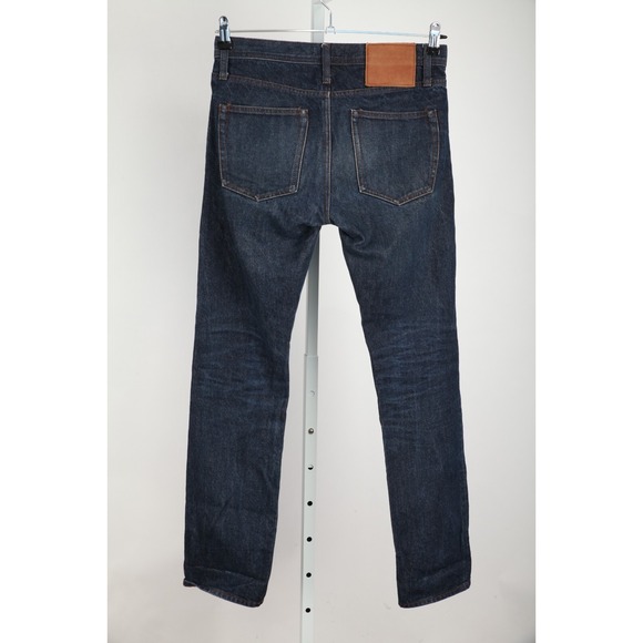 Unbranded Jeans Mens 30 Actual 30x32 UB101 14.5 oz Selvedge Skinny Button Fly - Picture 4 of 16